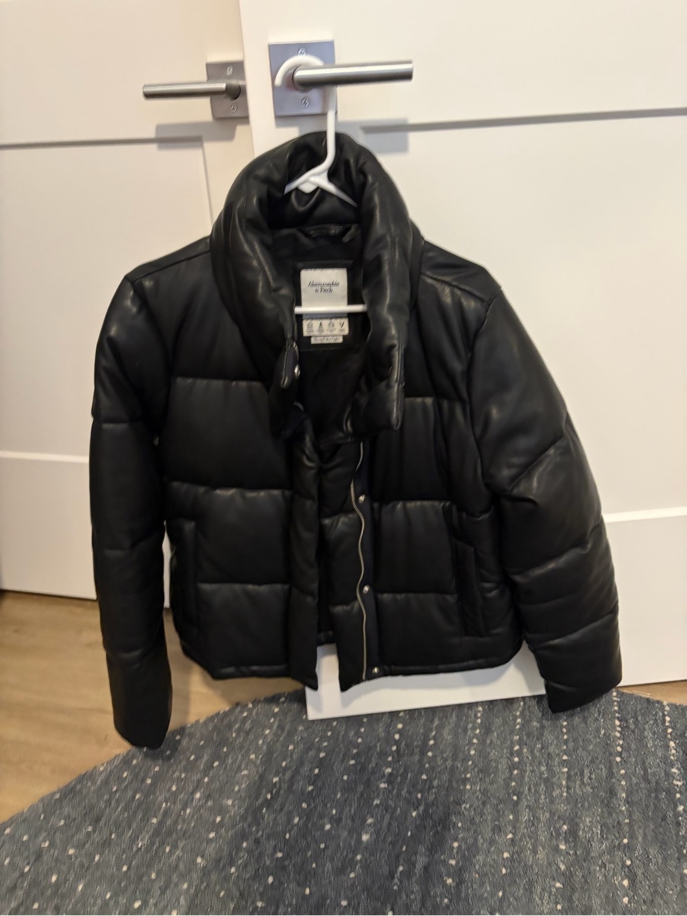 Abercrombie & Fitch Black Puffer Jacket